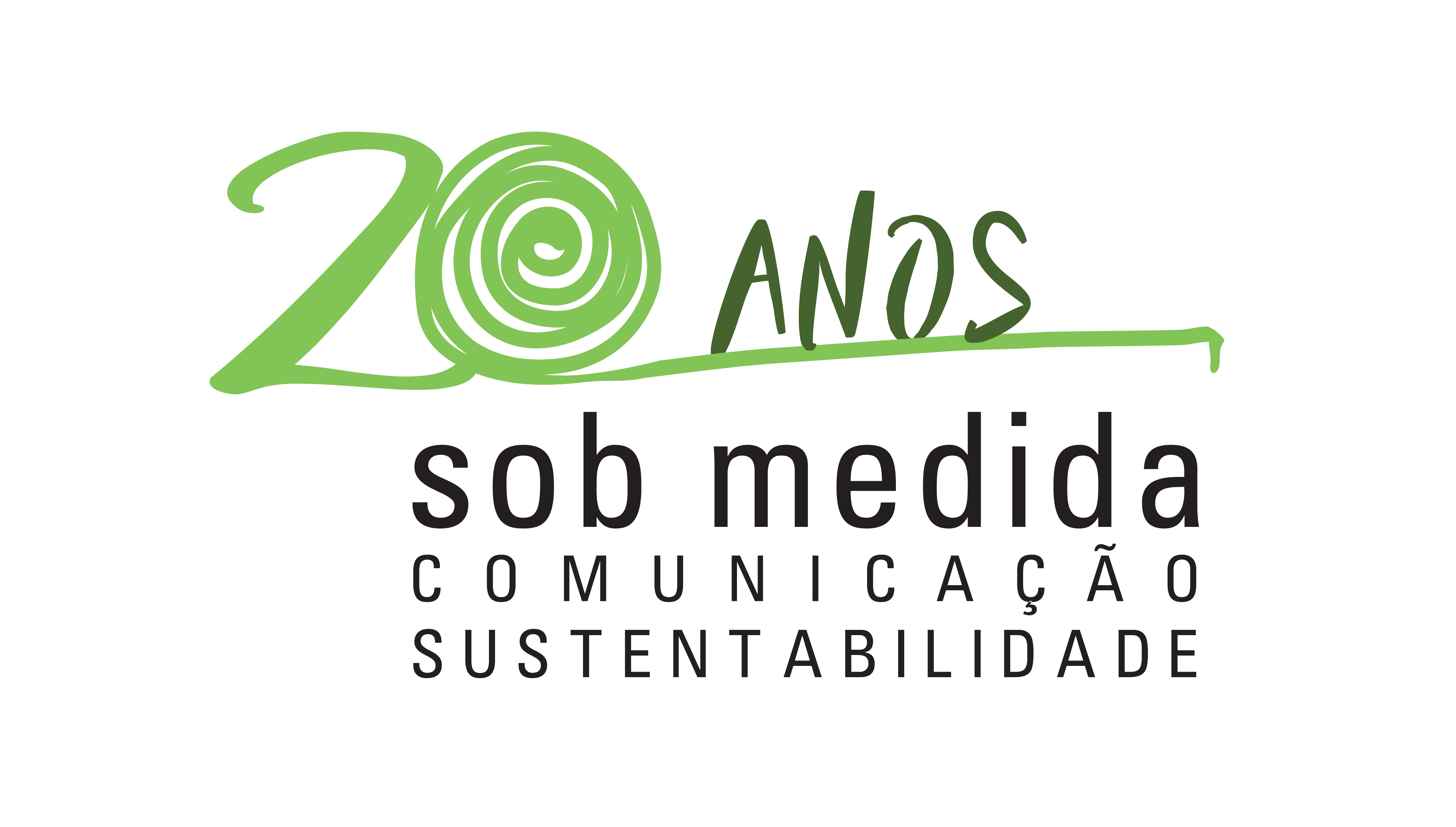 Logo em comemoração aos 20 anos da agência Sob Medida